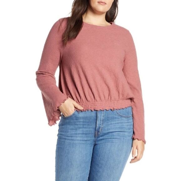 Madewell Bell Sleeve Top  - Picture 1 of 9